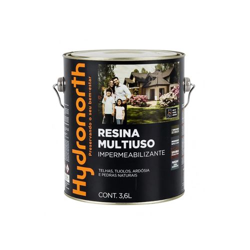 Resina Hydronorth Alto Brilho Incolor  3,6 Litros Base Solvente