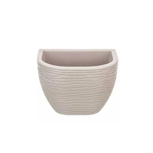 Vaso Floridis Florenca Parede 21X17 Bege Stone 10160394