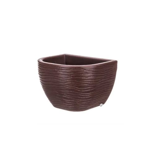 Vaso Floridis Florenca Parede 21X17 Marrom Stone 10160393