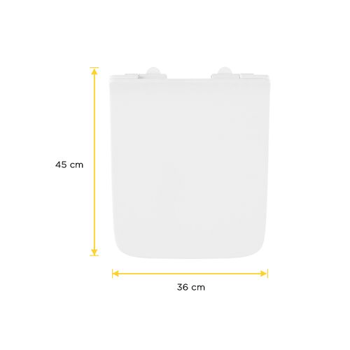 Assento Deca AP.346.17 Termofixo com Easy Clean e Slow Living Branco
