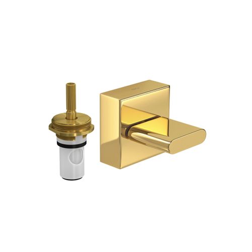 Acabamento Deca 4916.GL33.PP para Registro Pressão 1/2 3/4 Polo Gold