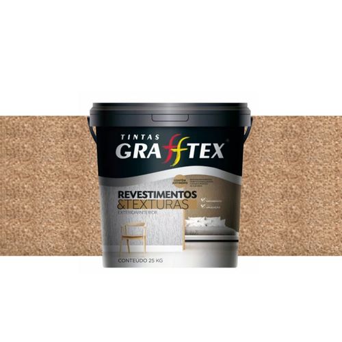 Textura Lidertex/Grafftex Pedras Naturais Crepe Golde Balde 20Kg