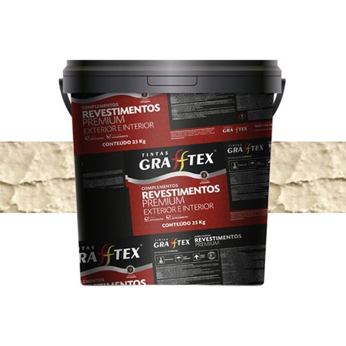 Tinta Grafftex Textura Projetada Branca Barrica 25Kg