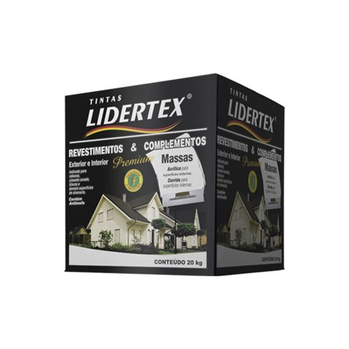 Textura Lidertex Cristal Caixa 20 Kg Cinza Asfalto