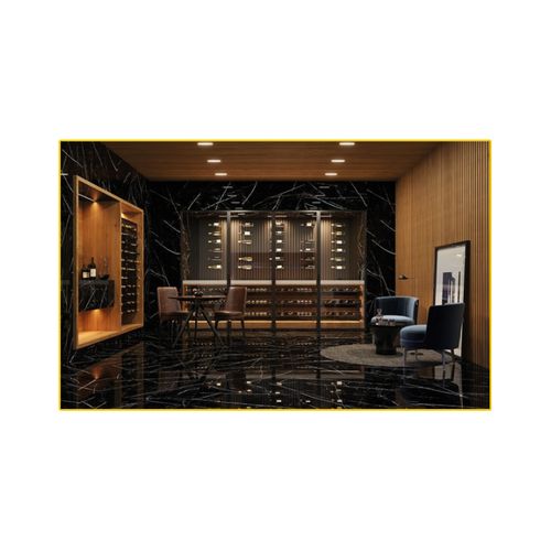 Piso Porcelanato Biancogres Polido 90X180 Royal Black Lux Ck0297B1