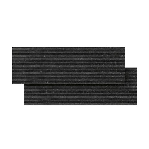 Azulejo Roca 30X90,2 Lithus Giz Black MT Retificado FZD00AW161