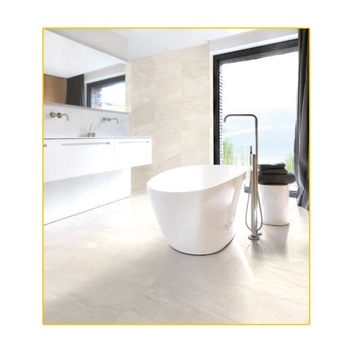 Piso Porcelanato Portobello 120X120 Pierre Belle Blanc Polido Retificado 200163E