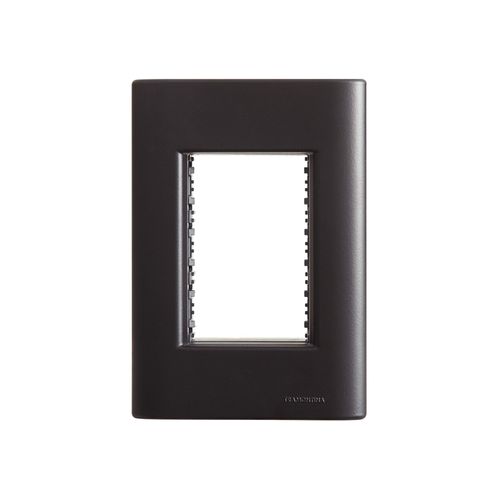 Placa Tramontina Giz Preto Soft Touch sem Suporte 4X2 57200/167