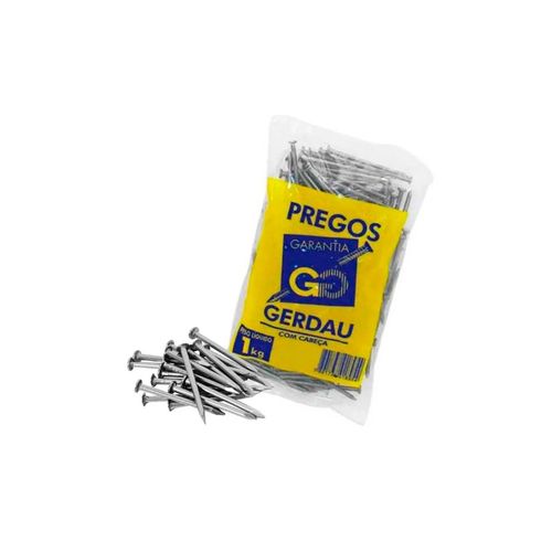 Prego 18X27 com Cabeça Galvanizado 1 Kg Gerdau/Belgo