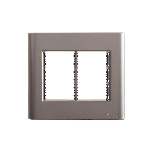 Placa Tramontina Giz Onix Metalizado sem Suporte 4X4 57200/191