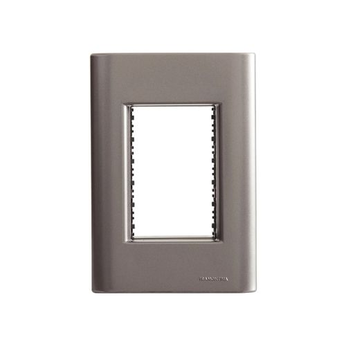 Placa Tramontina Giz Onix Metalizados sem Suporte 4X2 57200/17