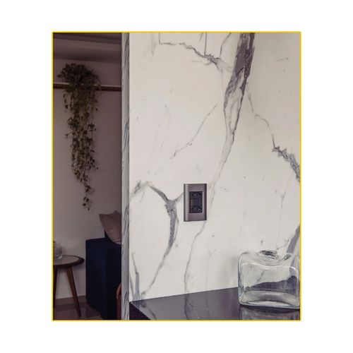 Placa Tramontina Giz Onix Metalizados sem Suporte 4X2 57200/17