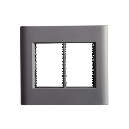 Placa Tramontina Giz Titanio Soft Touch sem Suporte 4X4 57200/