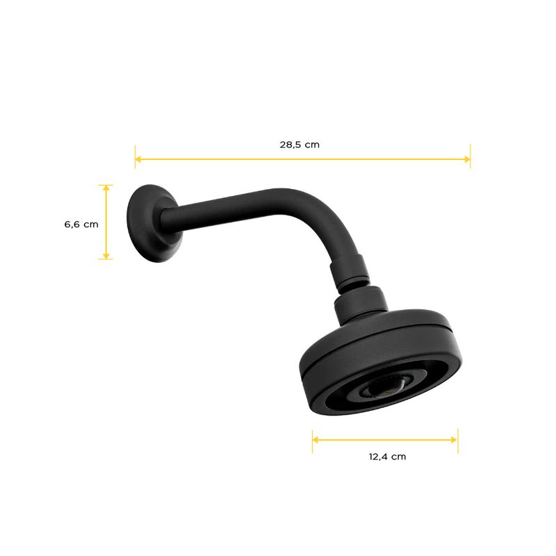 chuv-deca-1990-bl-std-mt-c-tubo-parede-acqua-plus-bl-mt-116524-116524