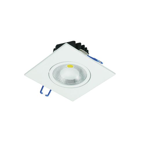 Spot Cristallux Led Cob Embutir Quadrado 5W 3000K 33364