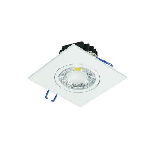 Spot Startec Embutir Quadrado Branco com Lâmpada Dicróica 50W 110V 148070001