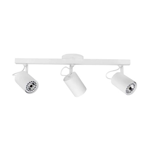 Spot New Line Lisse Dicroica 50W Trilho 3XGU10 Branco IN55627BT