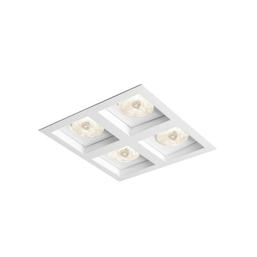 Spot New Line Flat Recuado AR70 4XGU10 Branco IN65144BT