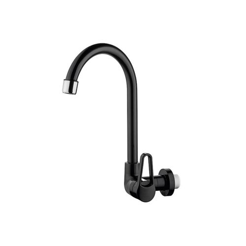 Torneira Herc Cozinha Parede Bica Movel Quartzo Preto 2973