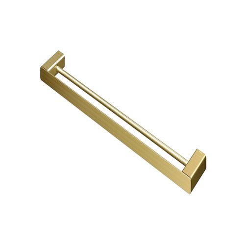Porta Toalha Docol Bast Duplo Flat Ouro Escovado 1013772