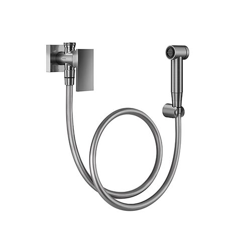 Ducha Docol Higiênica com Registro e Derivação New Edge Grafite Escovado 925670