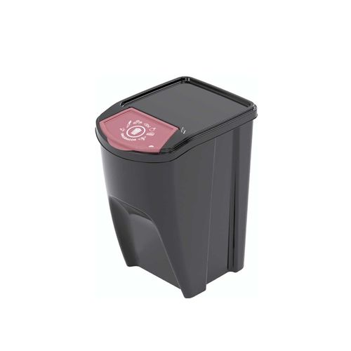 Lixeira Plasutil Organica E-Black Empilhavel 34 Litros 14180