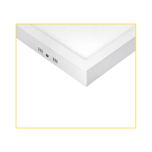 Plafon Taschibra Led 11x11x2,5Cm 6W 3000K Quadrado Sobrepor 15070119