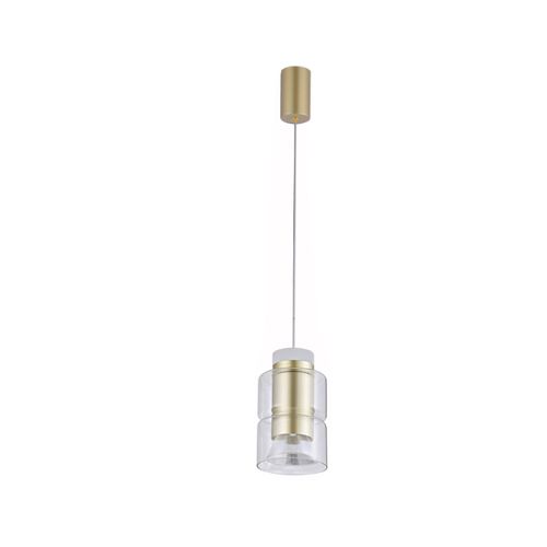 Pendente Nordecor Led Roz 25W 3000K Dourado Fosco 2698