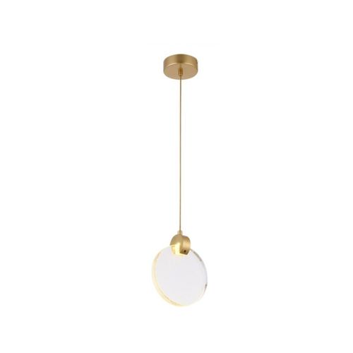 Pendente Nordecor Led Zoe 3W 300K Dourado 2412