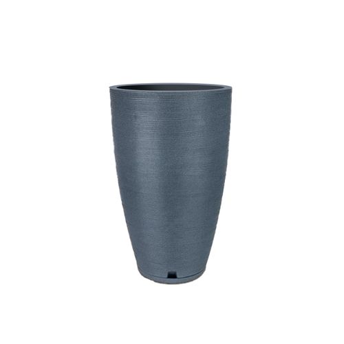 Vaso Floridis Amsterda Grafiato 35X65 Preto 10160528