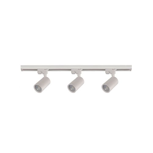 Kit Trilho Luminatti 6x10,5x6,5Cm Led Branco 3X5W 6000K LM1054