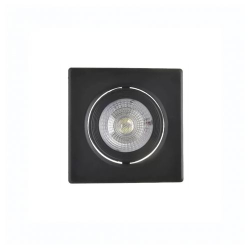 Spot Mini Luminatti 7,5x7,5x4Cm Led Preto Quadrada 3W 4000K LM2532