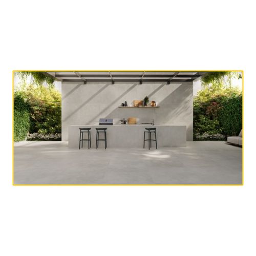 Piso Porcelanato Biancogres 80X80 Sion Grigio Externo CO0868G1