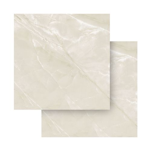 Piso Porcelanato Helena 83X83 Felicita Beige Acetinado HAC 830129