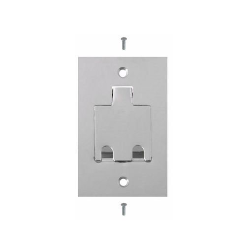 Placa para Tomada Piso Massaro 2X4 Logico para 2 Tomoada RJ-45 30049