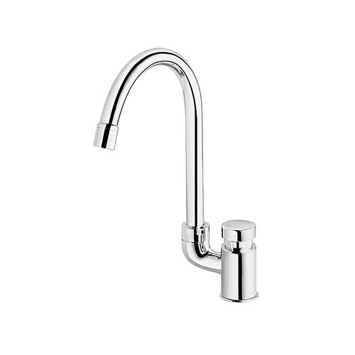 Torneira Docol Lavatório Mesa Pressmatic Bica Alta Bact. Free Cromado 00444538