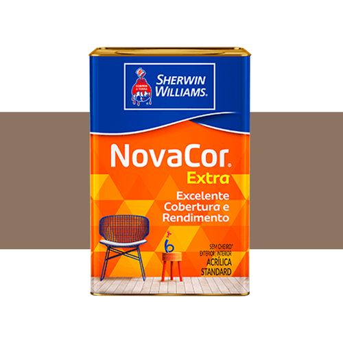 Tinta Sherwin Williams Novacor Extra Fosco Marrom Historico 18 Litros 38427706