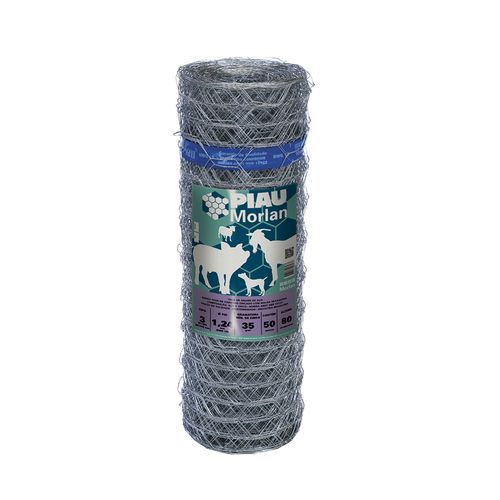 Tela Morlan Hexagonal Piau 3 BWG 18X0,8X50m Porco 393