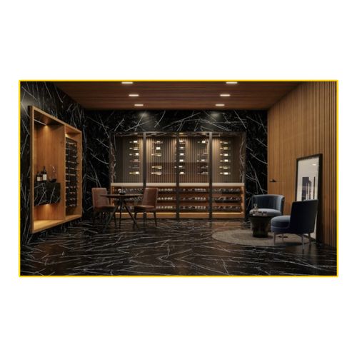 Piso Porcelanato Biancogres 60X120 Royal Black Satin Acetinado CH02897L1