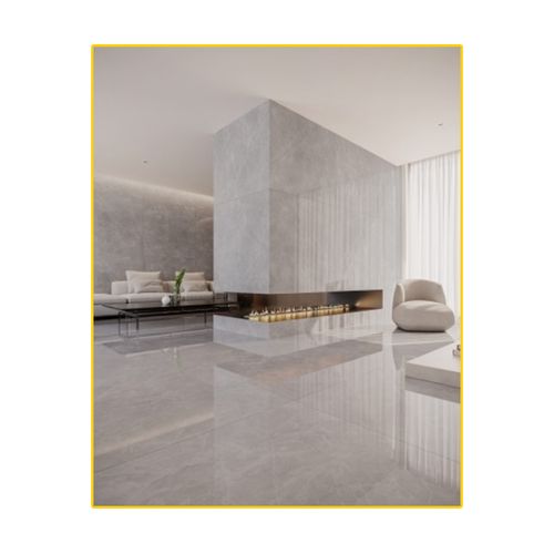 Piso Porcelanato Biancogres 90X90 Esmaltado Gris Armani Lux Polido CD0299R1