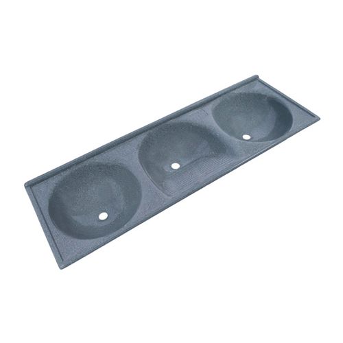 Tanque Decoralita Granito Sintético TP-155 155X55 Triplo Cinza Real
