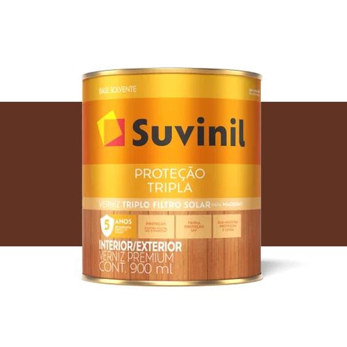 Verniz Suvinil Tripla Proteção Brilhante Imbuia 0,9 Litros 53388846