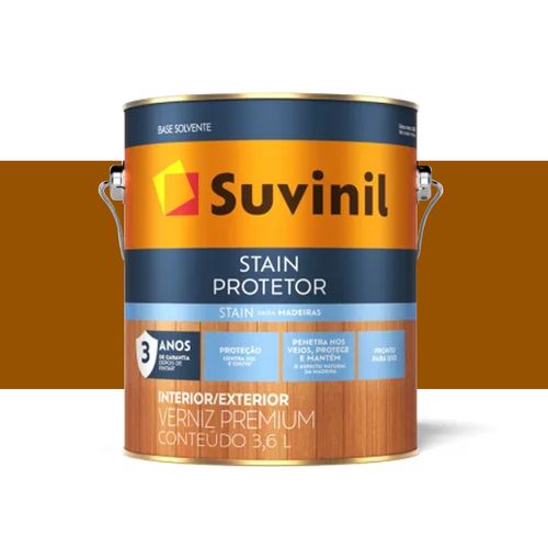 Verniz Suvinil Stain Protetor Natural 3,6 Litros 53387680