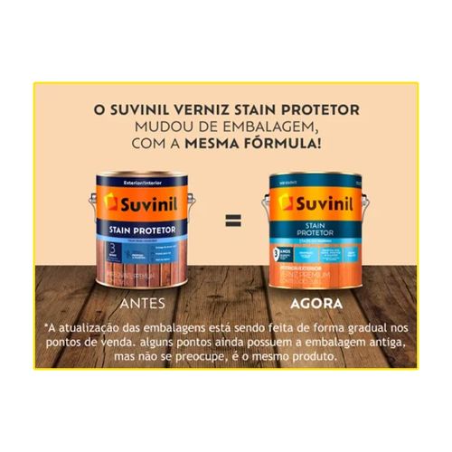 Verniz Suvinil Stain Protetor Natural 3,6 Litros 53387680