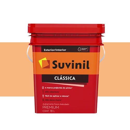Tinta Suvinil Clássica Fosco Lirio 18 Litros 53360069