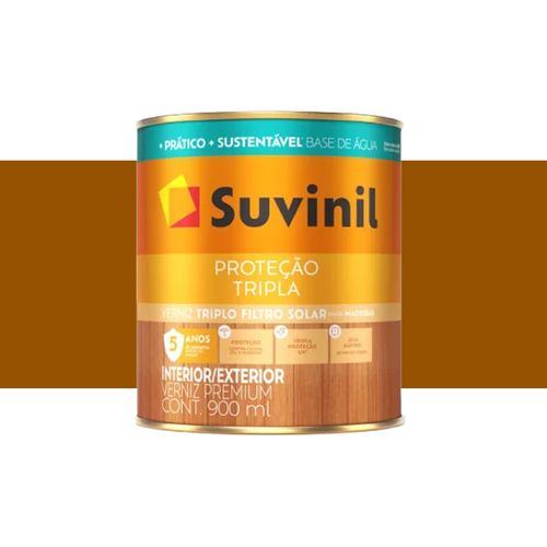 Verniz Suvinil Base Agua Brilhante Natura 0,9 Litros  50347966