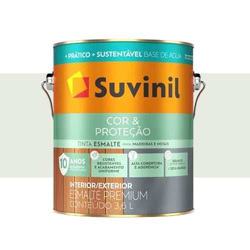 Tinta Suvinil Esmalte Seca Rapido Brilhante Gelo 3,6 Litros  53698686