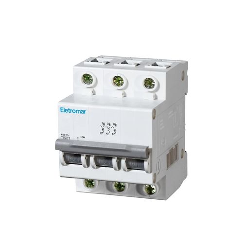 Disjuntor Eletromar Din Tripolar Curva B 3X10A 3B10Wme/L
