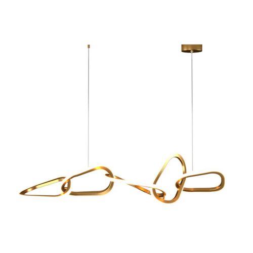 Pendente Orluce D Aria Led 95W 3000K Dourado OR1782