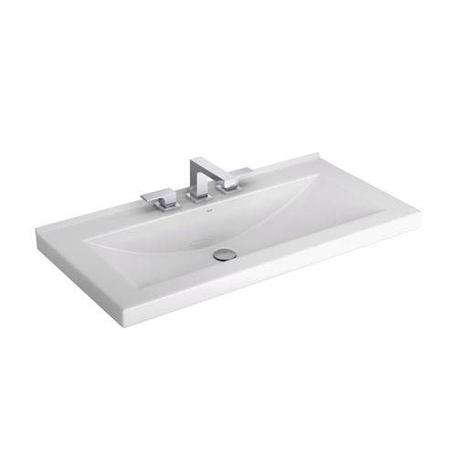 Cuba Deca L.95.17 Apoio/Sobrepor Concava 900X450mm Branco